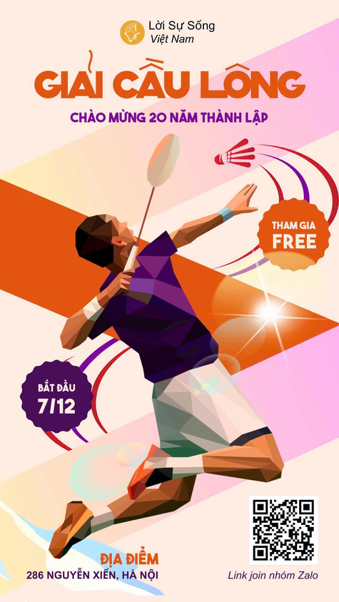 Chào mừng kỷ niệm 20 năm Hội Thánh Lời Sự Sống!