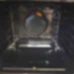 Inside of a clean microwave oven