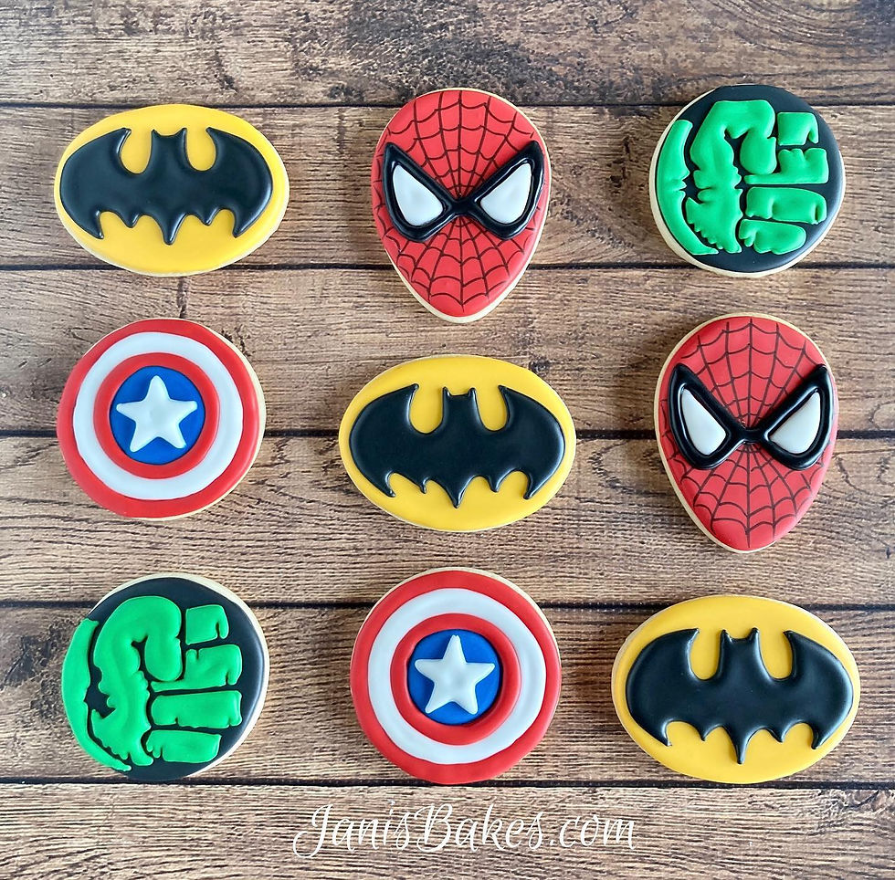 Super Hero Cookies