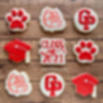 Crown Point High School Graduation Cookies