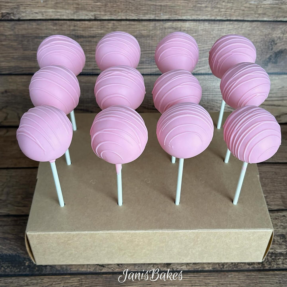 Pink Cake Pops
