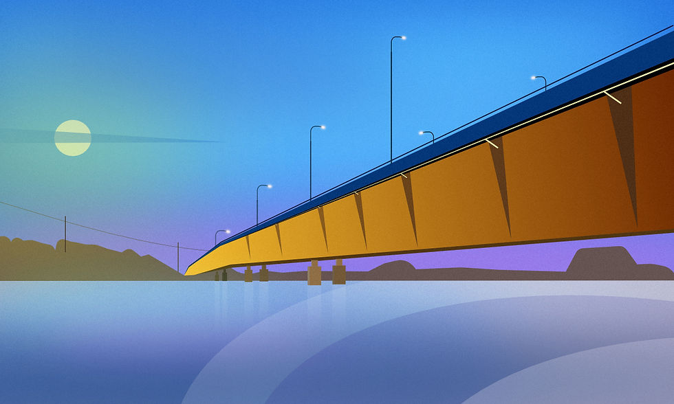 Illustration of Helsinki Bridge