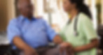Caregiver Assisting Man
