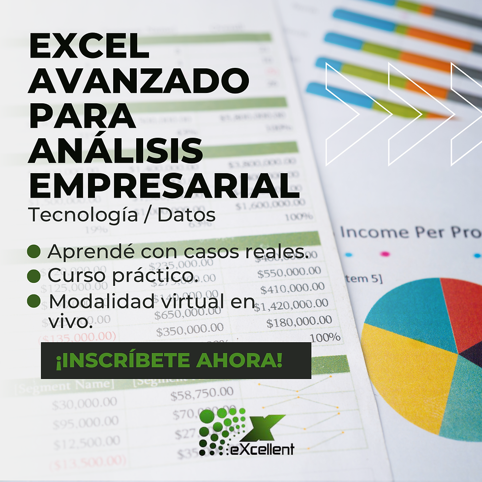 Curso Excel Avanzado para Análisis Empresarial