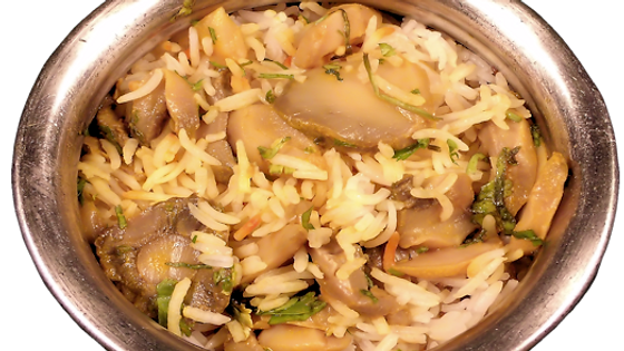 MUSHROOM PULAO
