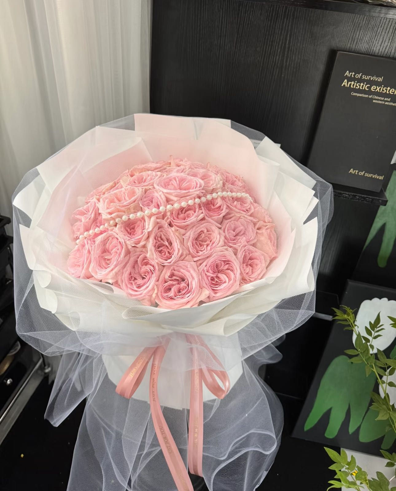 33 pink roses(33支粉玫瑰）