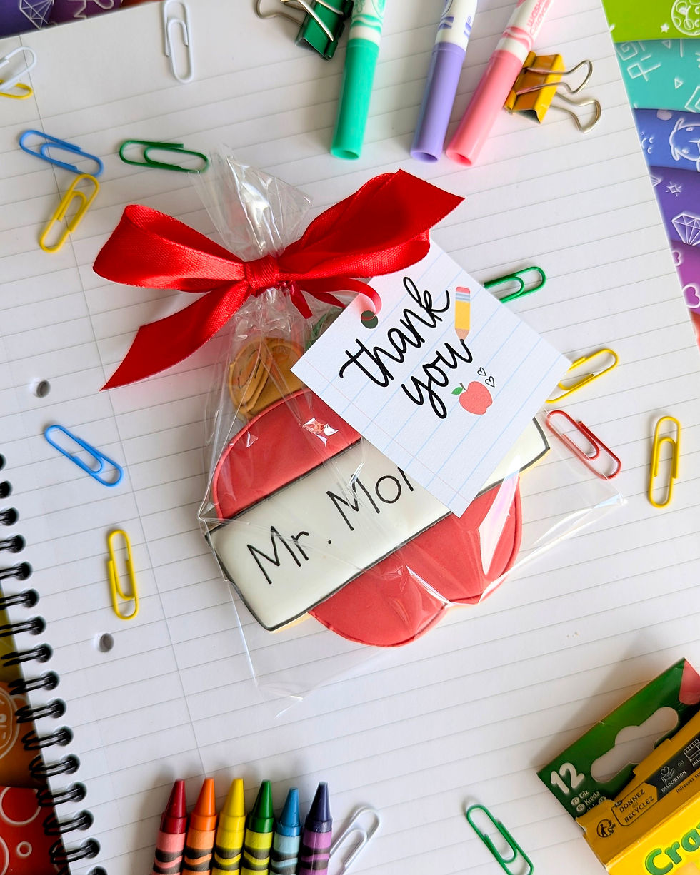 Thumbnail: Personalised Teacher's Apple Biscuit