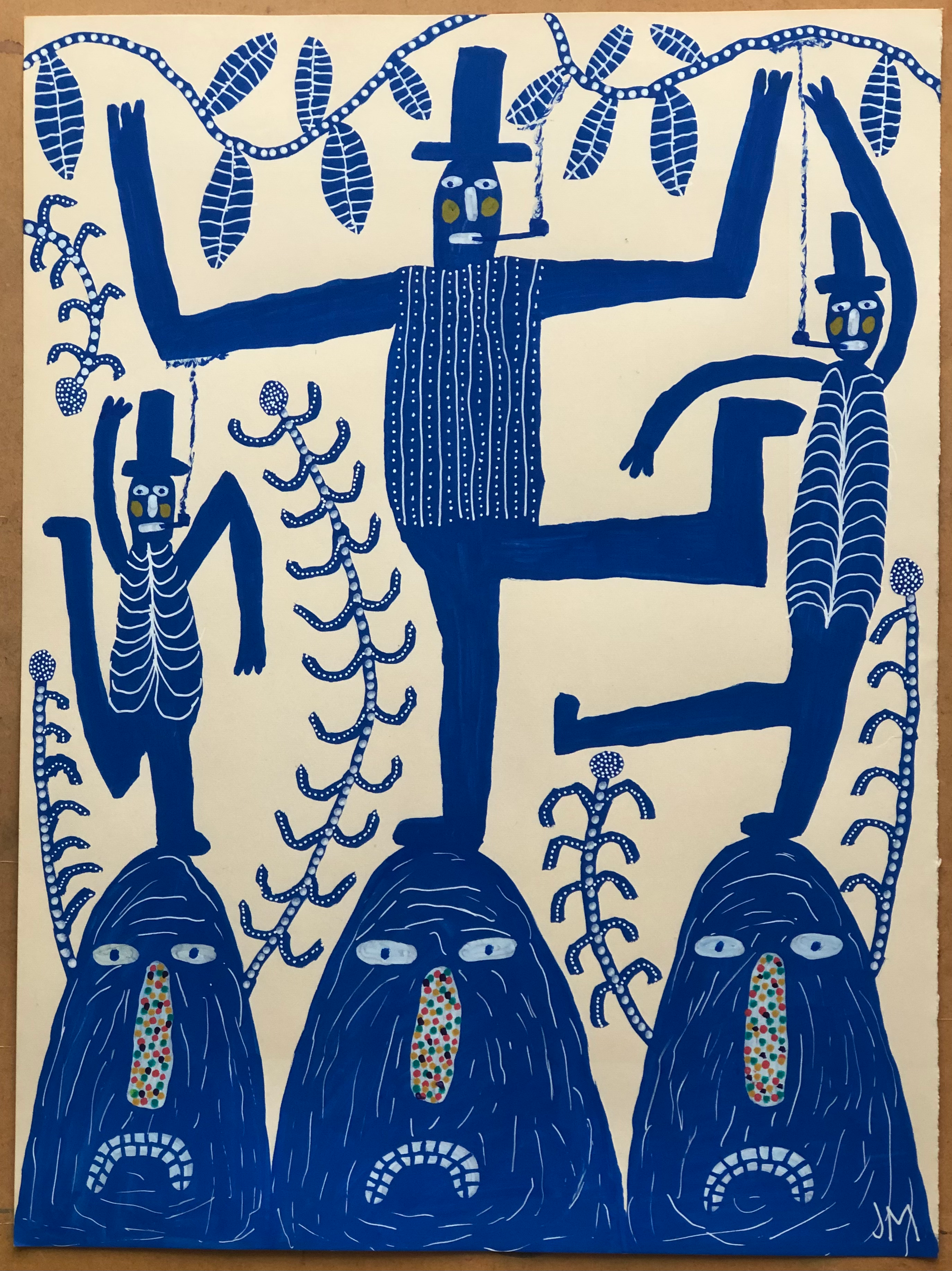 Mountain Men. 14” x 10.5”.