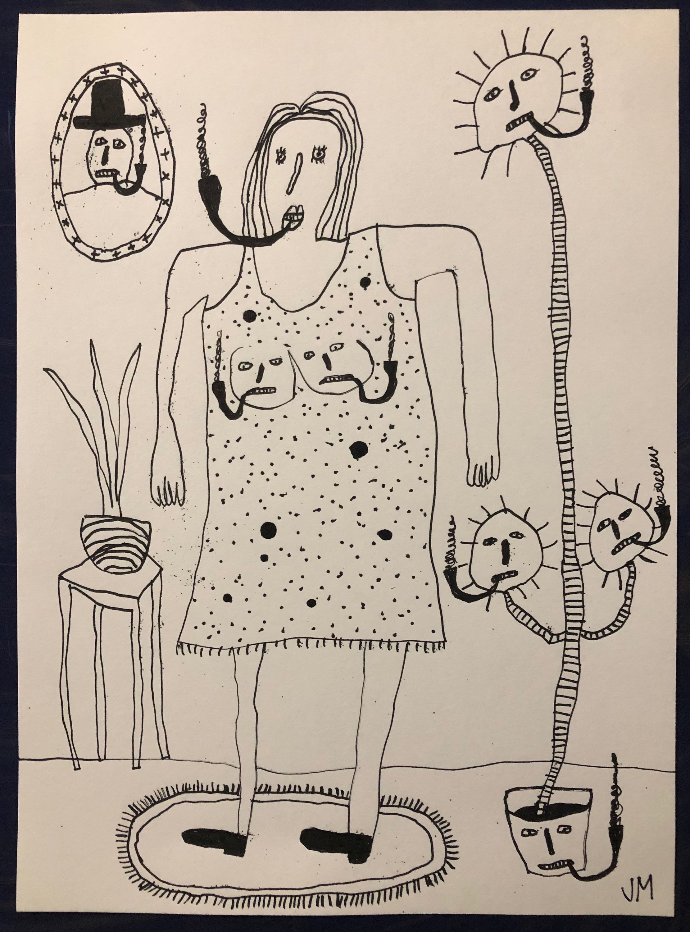 Stand On The New Rug. 11.25” x 8.25”.