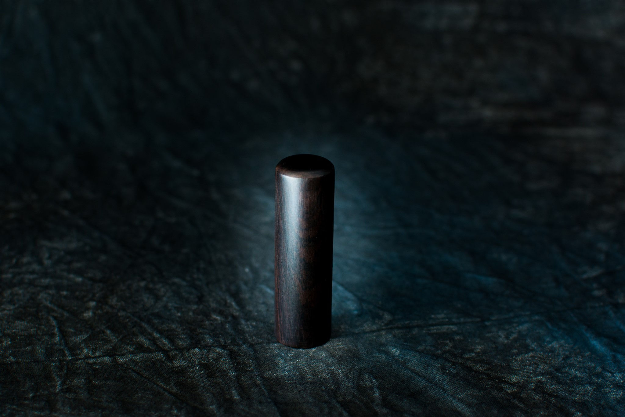 嚴選精拋黑檀木臍帶章