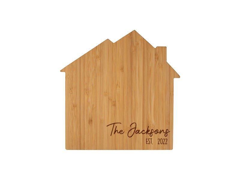 Thumbnail: Custom Engraved 10" x 10" Cutting Board for Realtors or Housewarming Gift