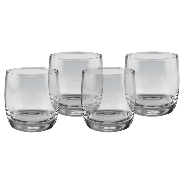Personalized Polar Camel 10 oz. Round Rocks Glasses-Set of 4 - supplier product photo