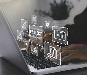 project management.Project managers streamline tasks and progress progress planning with c