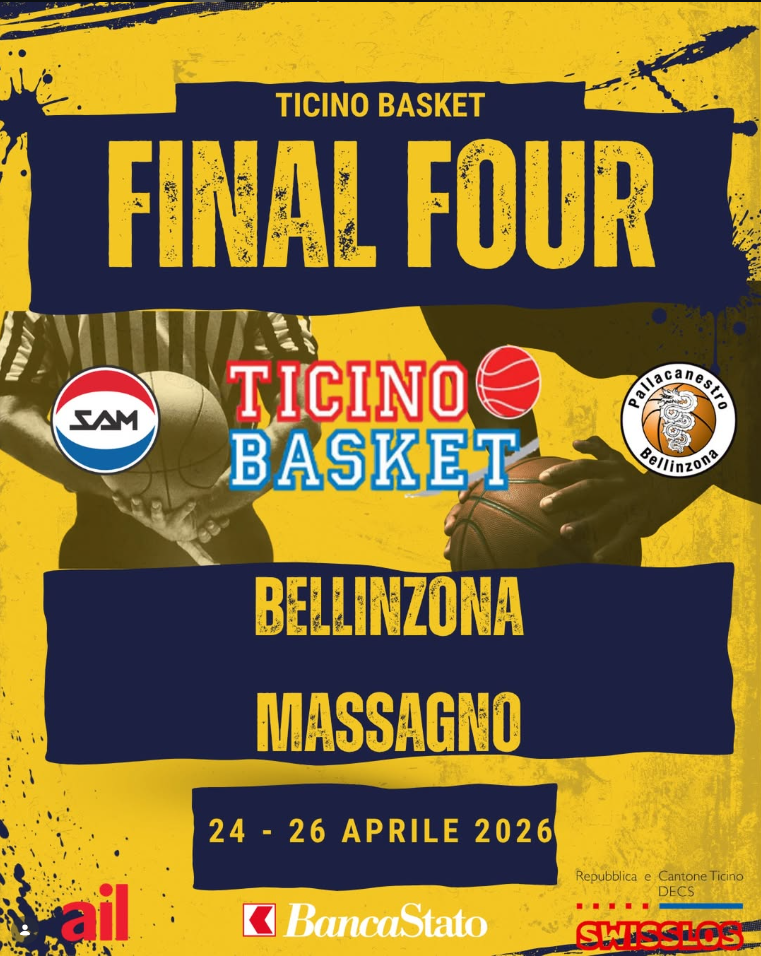 Final Four Cantonali: un weekend di grande basket a Massagno