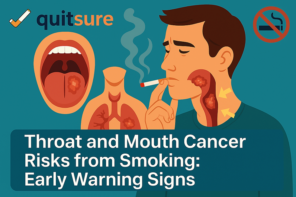 Throat and Mouth Cancer Risks from Smoking: Early Warning Signs