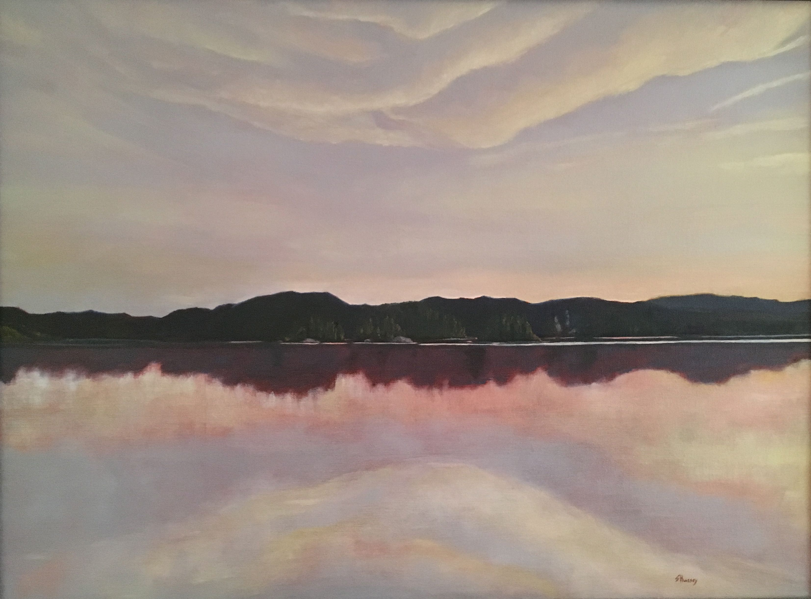 August Evening, Hawk Lake