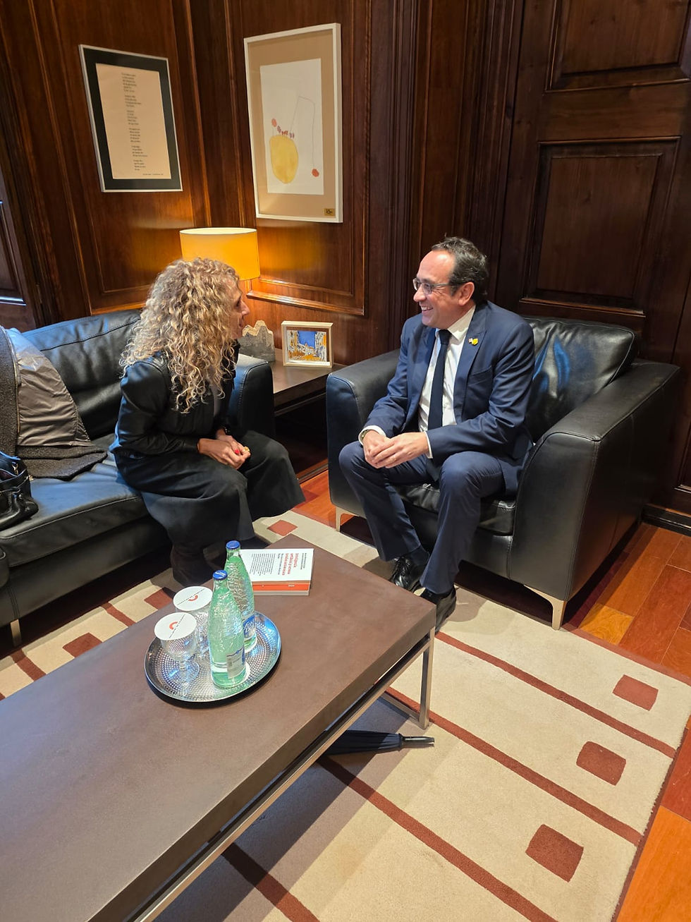 Meeting between the Manuel Ballbé Chair and the Parliament of Catalonia: technology, law and global challenges