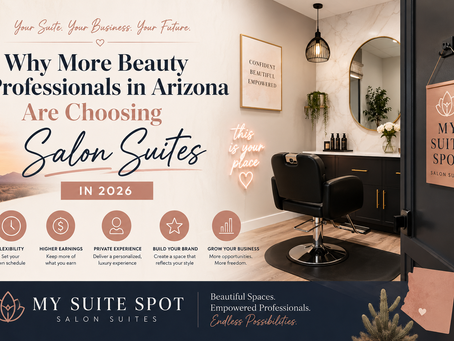 Why More Beauty Professionals in Arizona Are Choosing Salon Suites in 2026