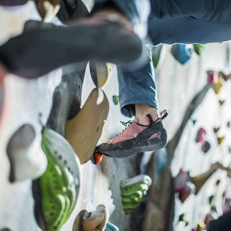 Floki's Frozen Falls Climbing Wall at Skypark