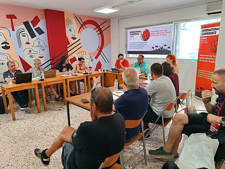 Σε εξέλιξη η Διεθνής Αντιπολεμική Συνδιάσκεψη στην Αθήνα