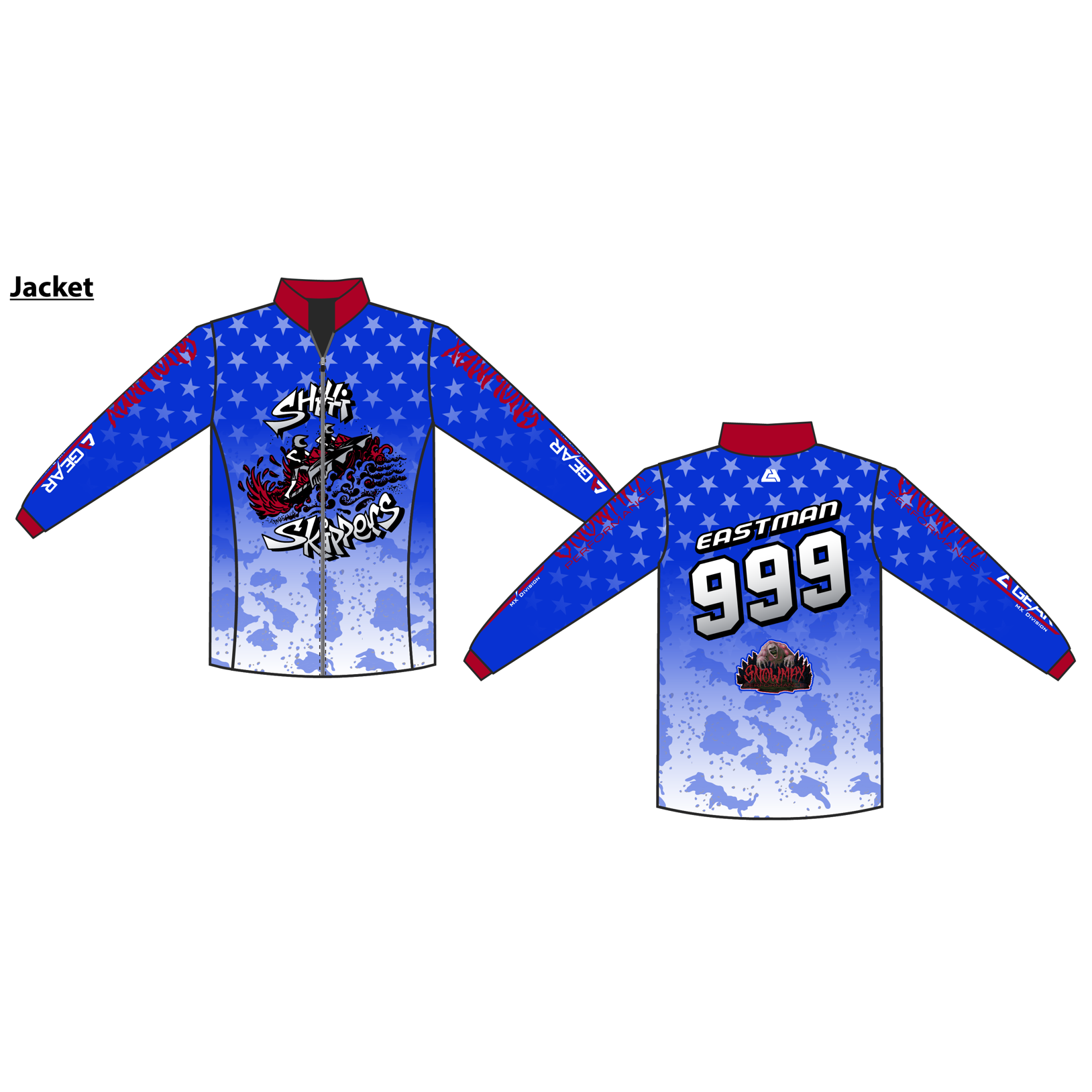 Shitti Skippers Captain America - Full Zip Jacket