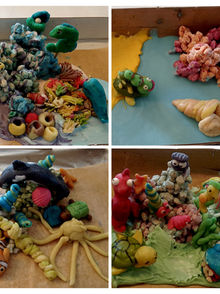 Unterwasserwelt aus Marzipan