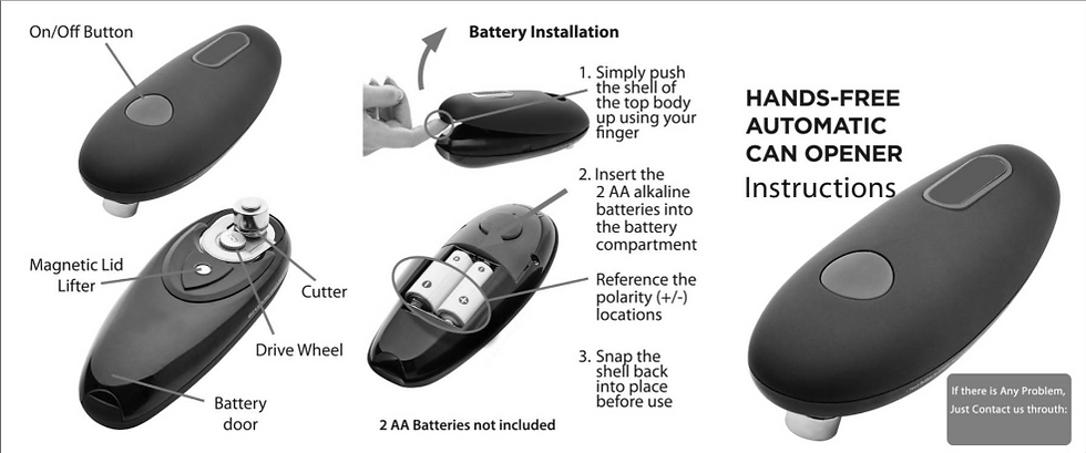 Thumbnail: Electric Can Opener for Kitchen Use - Automatic Tool
