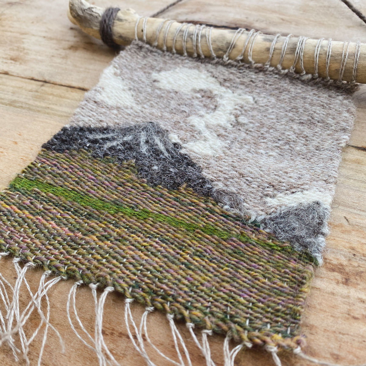 Buachaille Etive Mòr hand woven wall hanging