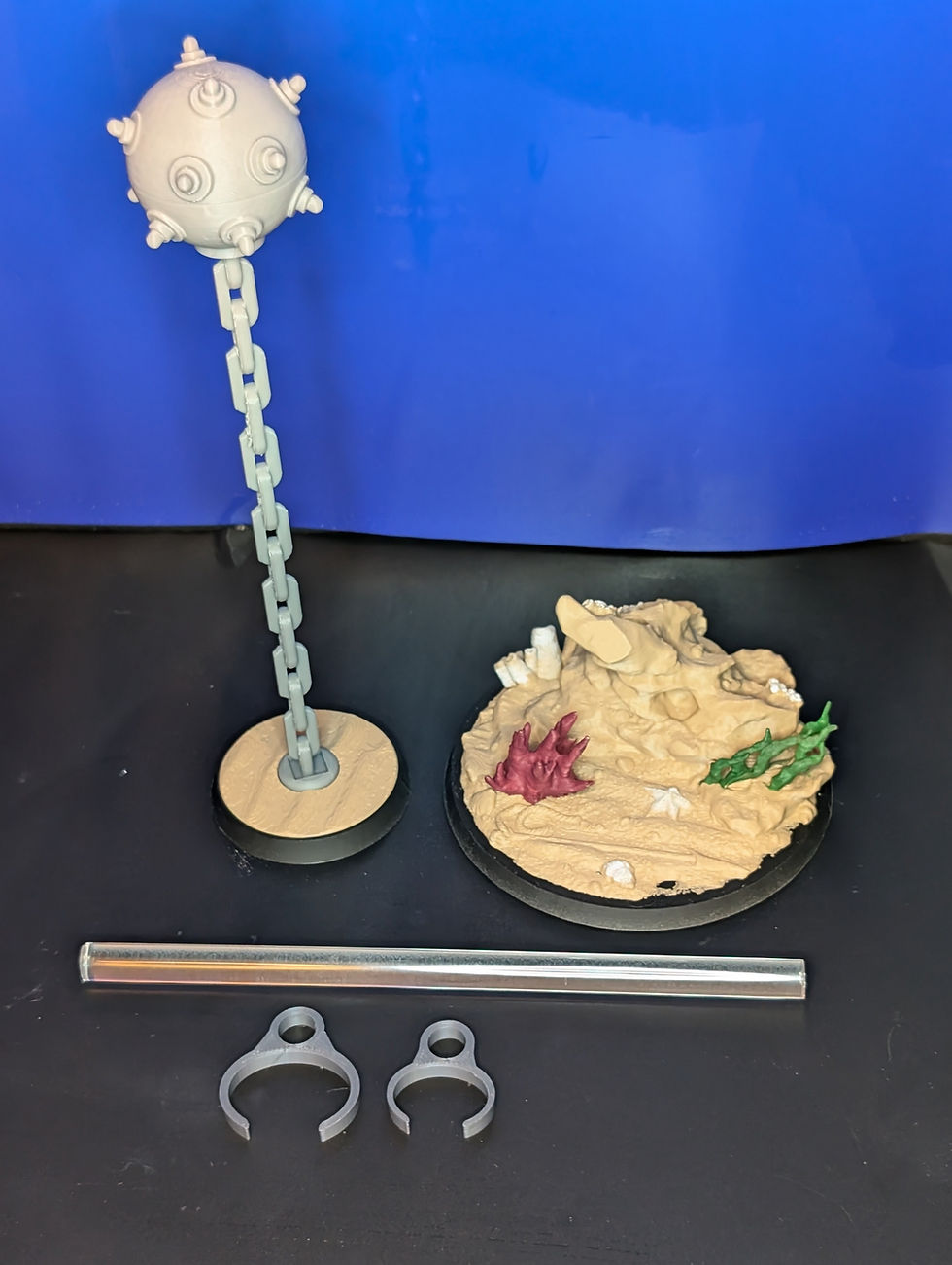 Thumbnail: Underwater Display Stand AND Sea Mine Accessory For CLASSIFIED /Legends Scale