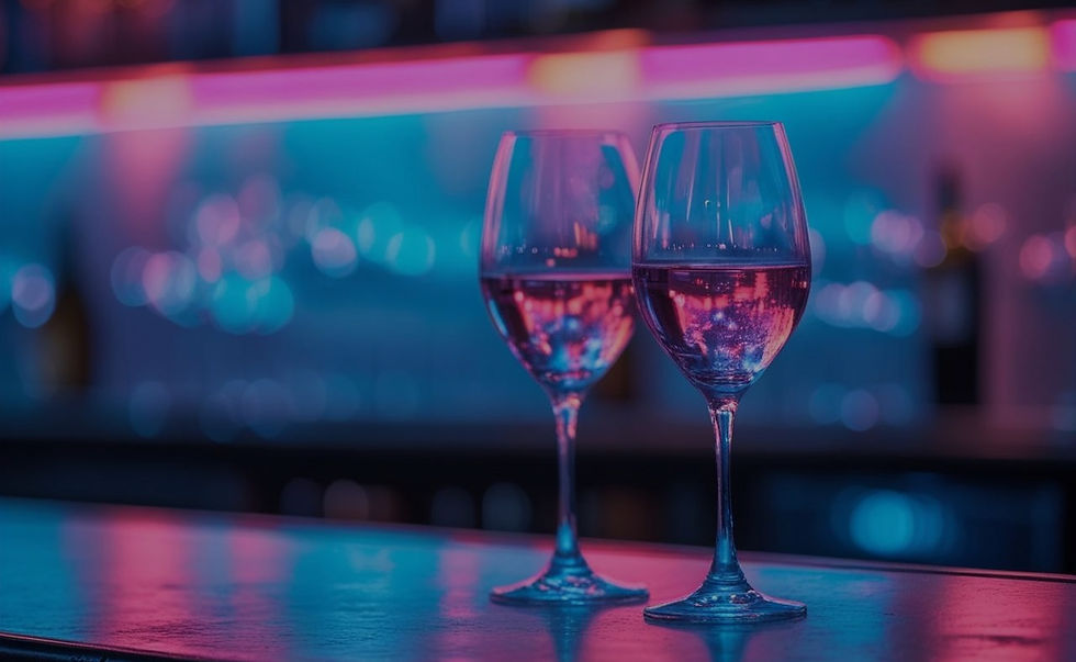 bar グラス2つ ネオンライト 青ピンク 控えめ 無人 (1)_edited
