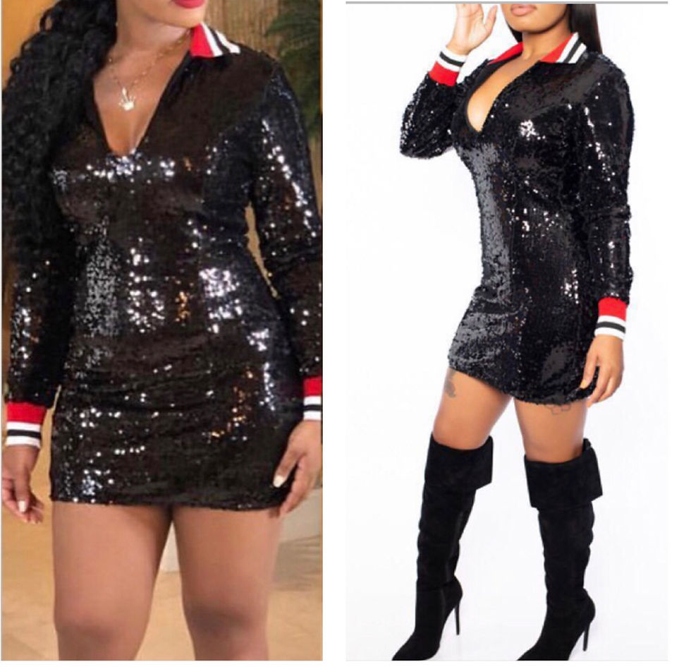 Thumbnail: Sexy Sequin Mini Dress