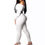Thumbnail: Two Piece White Tie Up pants Set