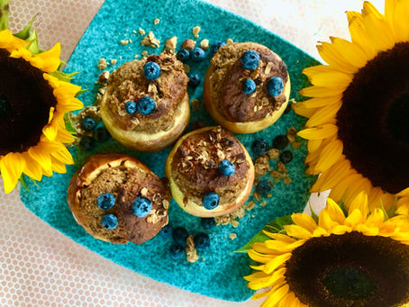 Banana Bread Filled Baked Apples