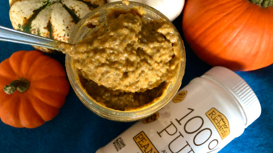 Pumpkin Peanut Butter Chia Pudding