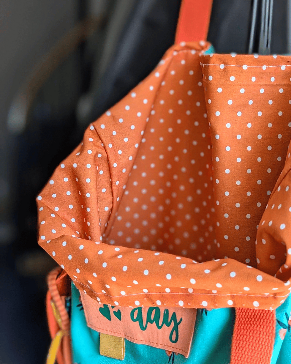 Miniature : kit de couture sac "HAPPY DAY" 70s