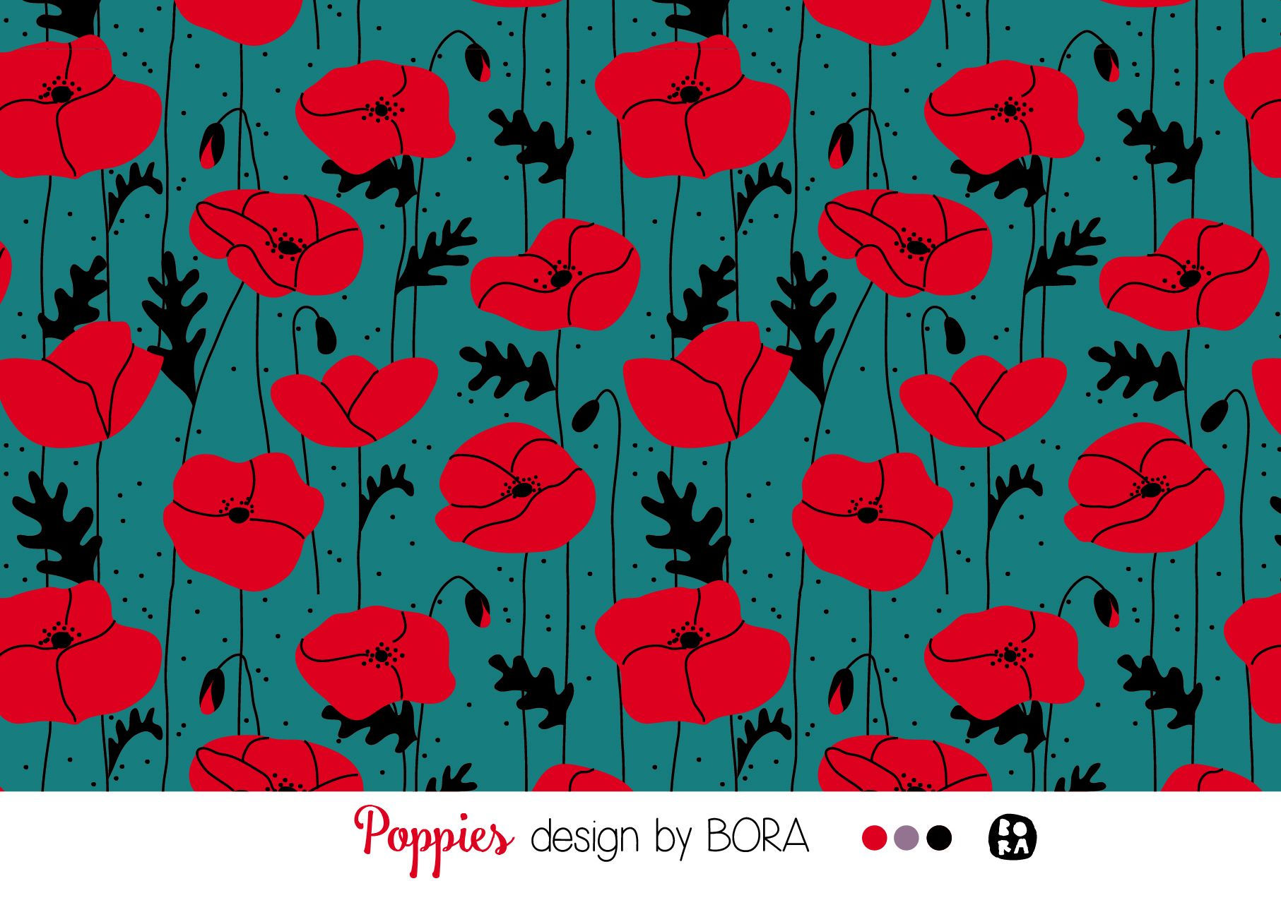 LILLESTOFF "poppies "