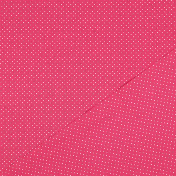 coton pois rose