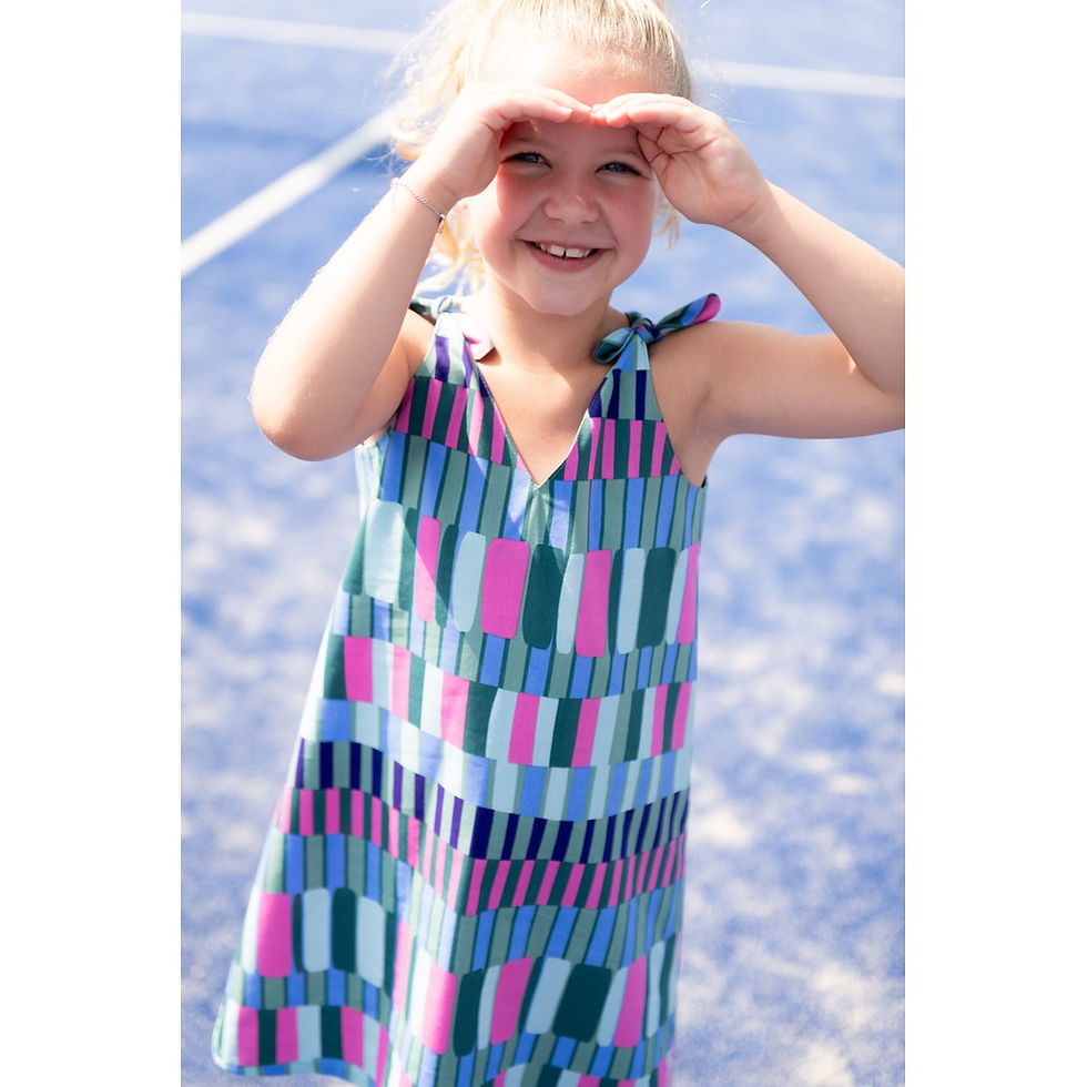 Miniature : coton viscose rayures verte