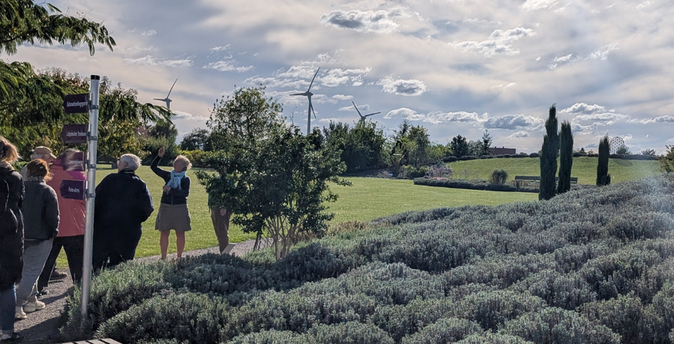 Blick in dem Duftgarten