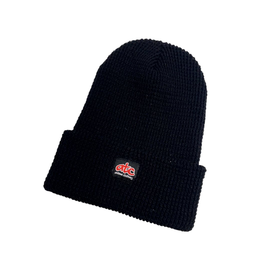 ATC Logo Burble Beanie - Black