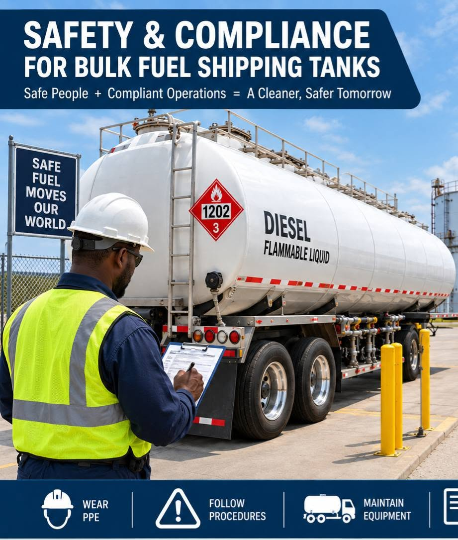 Mandatory Safety and Compliance Requirements for Bulk Fuel Shipping Tanks