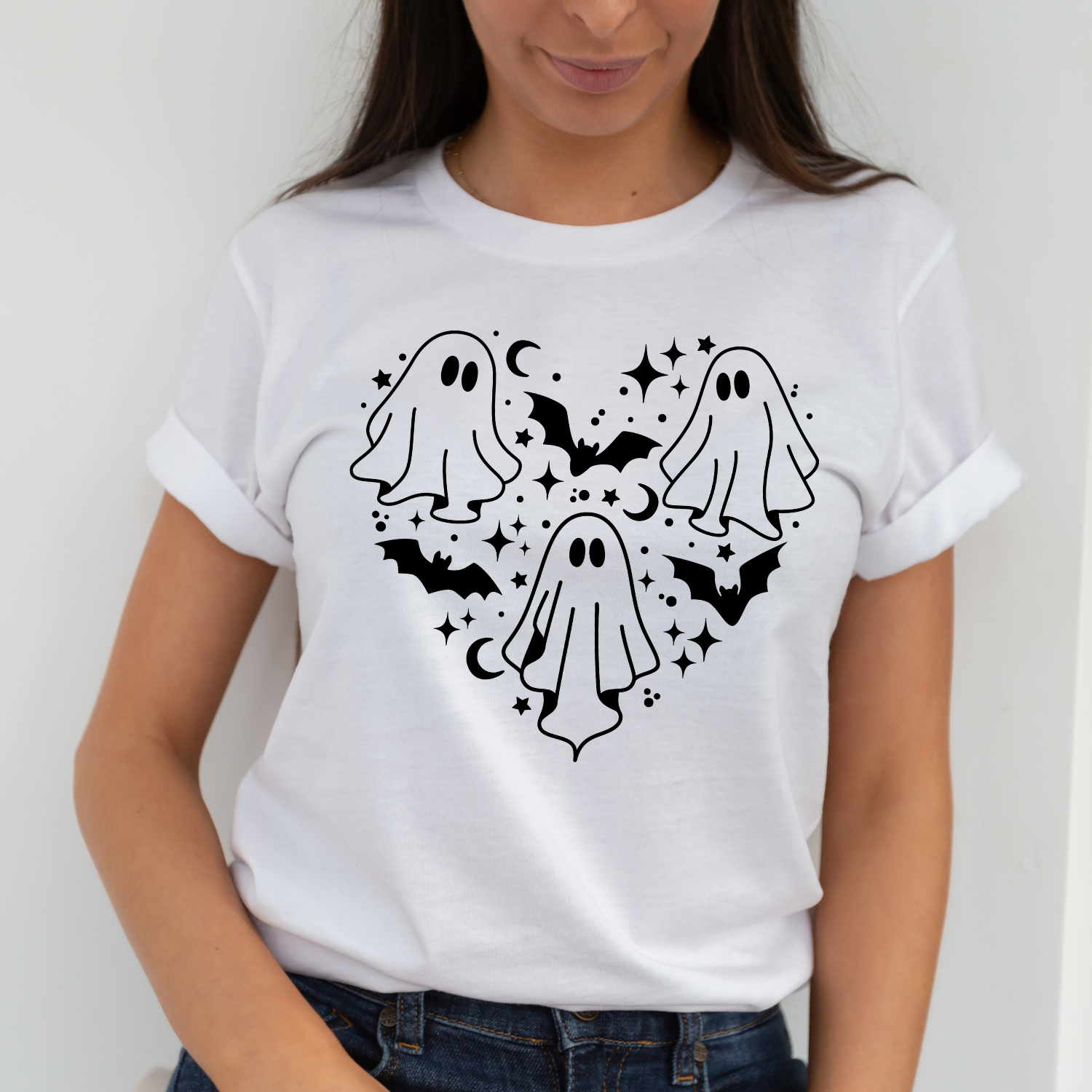 Ghost Heart DTF Transfer