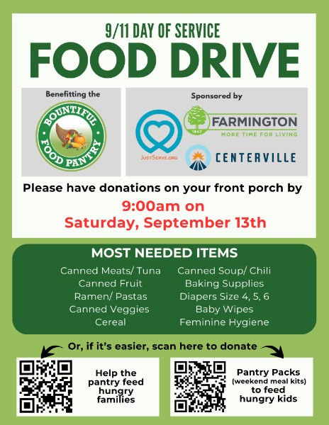 9/11 Day of Service - Food Drive