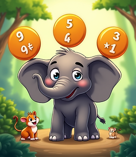 Pink Elephant Table Math Home | Math Zoo