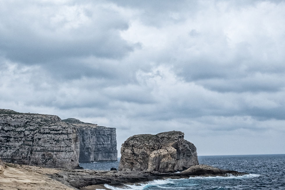 Rock formations near the Inland Sea, Dwejra – perfect for dramatic landscapes”