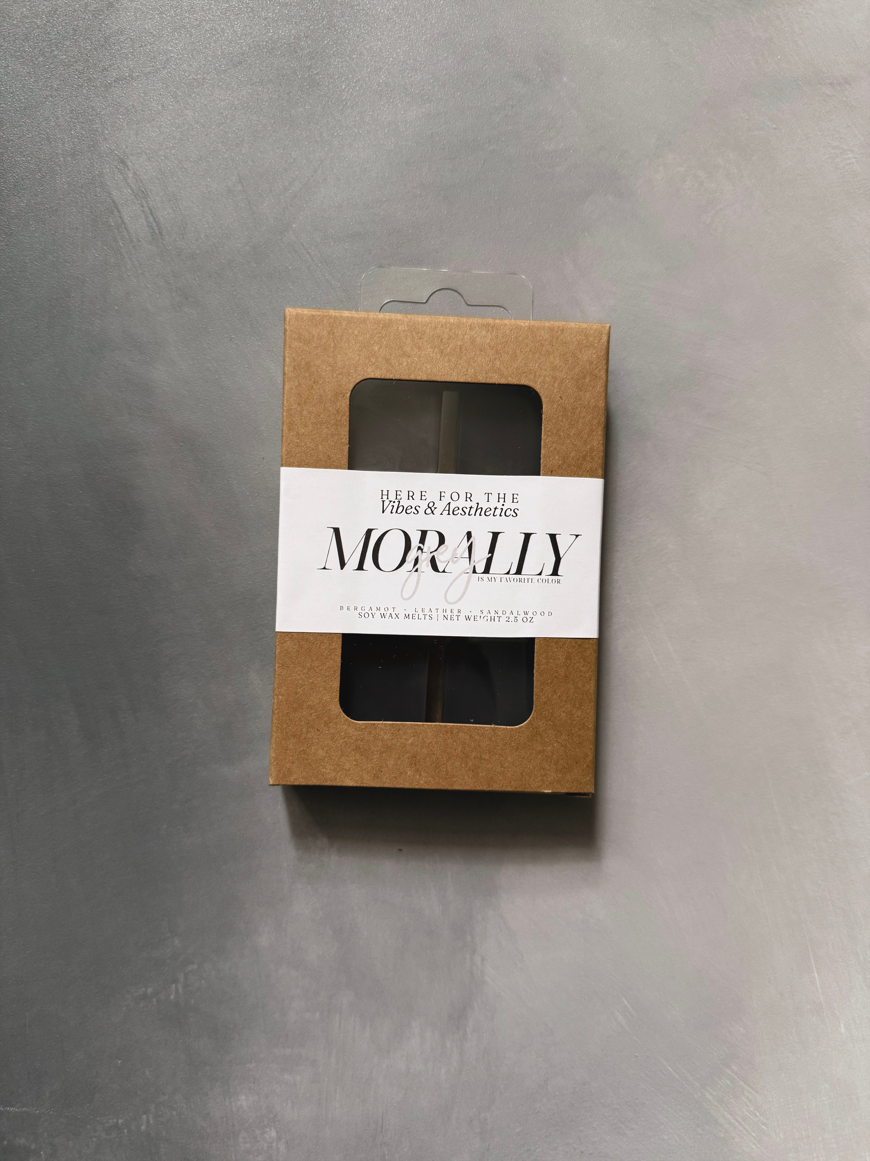 100% Soy Wax Melts | Morally Grey (2.5 oz)
