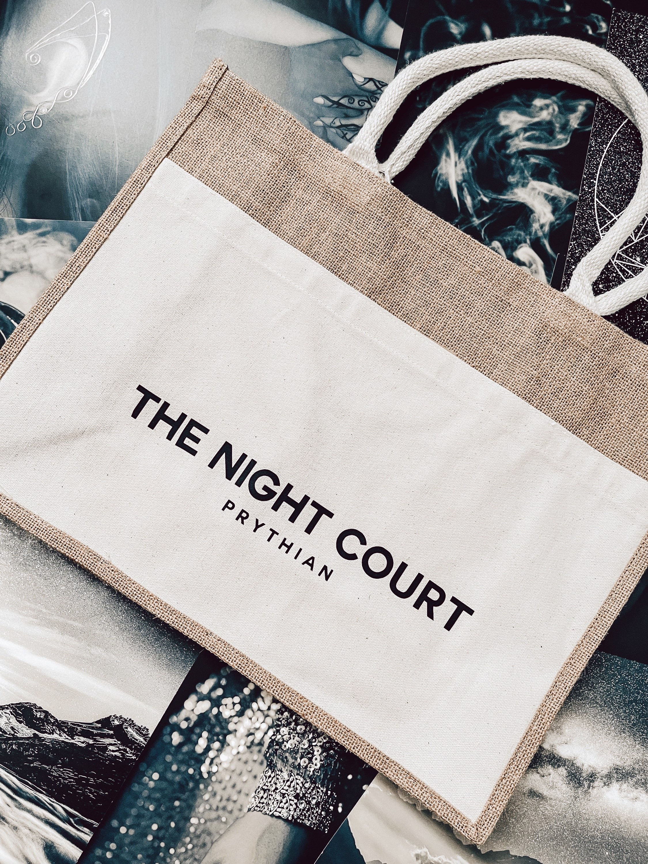 JUTE TOTE BAG  |  The Night Court