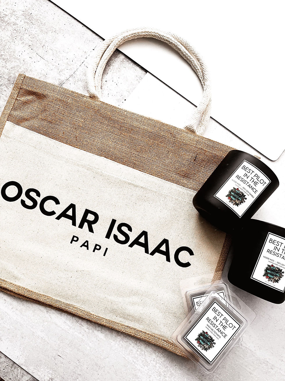 JUTE TOTE BAG | Oscar Isaac - Papi