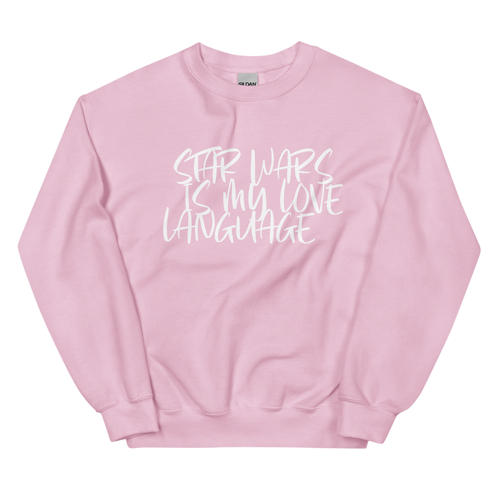 Thumbnail: CREWNECK  |  Star Wars is My Love Language EMBROIDERY