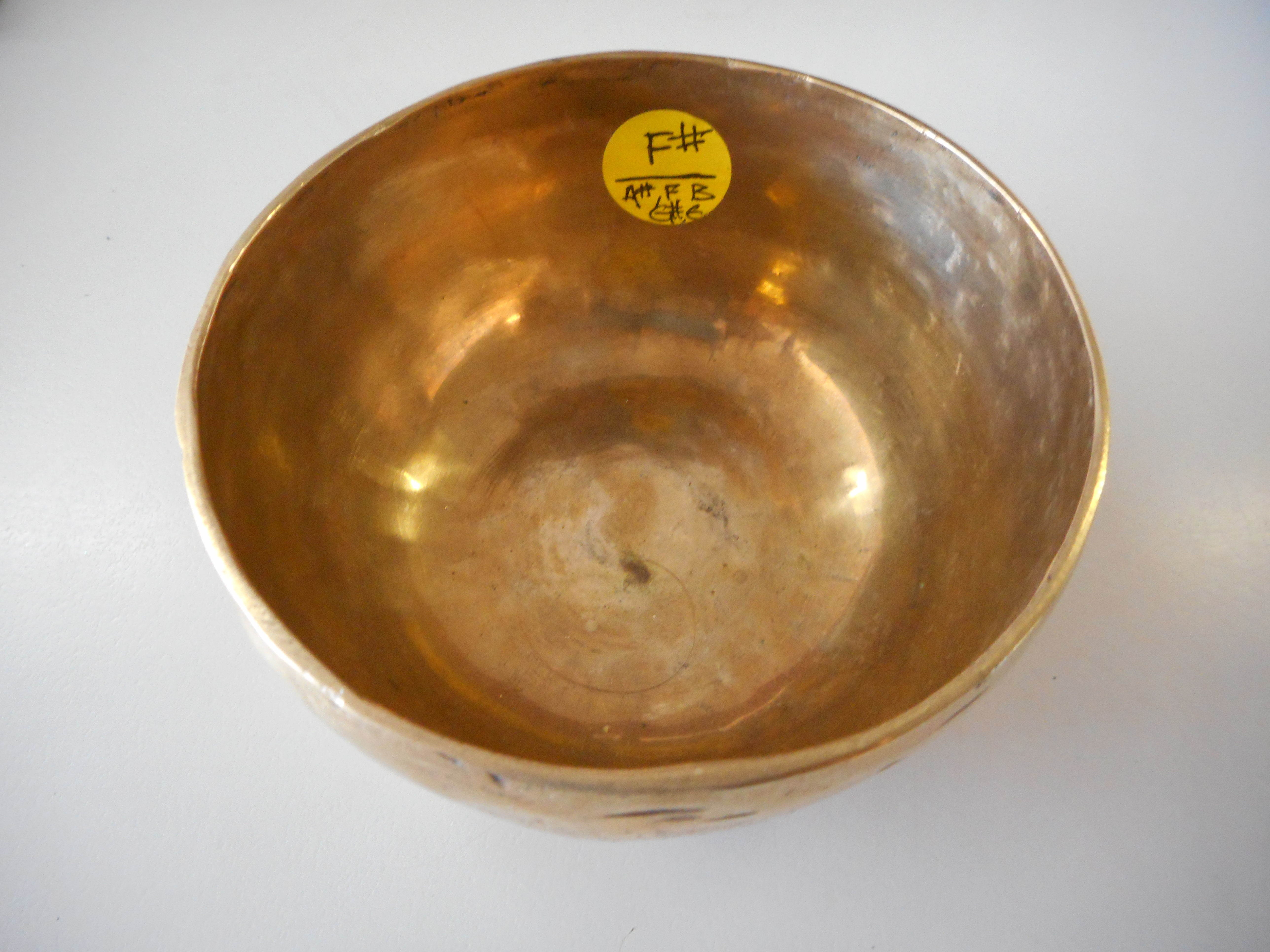 Brass hand created Singing Bowl